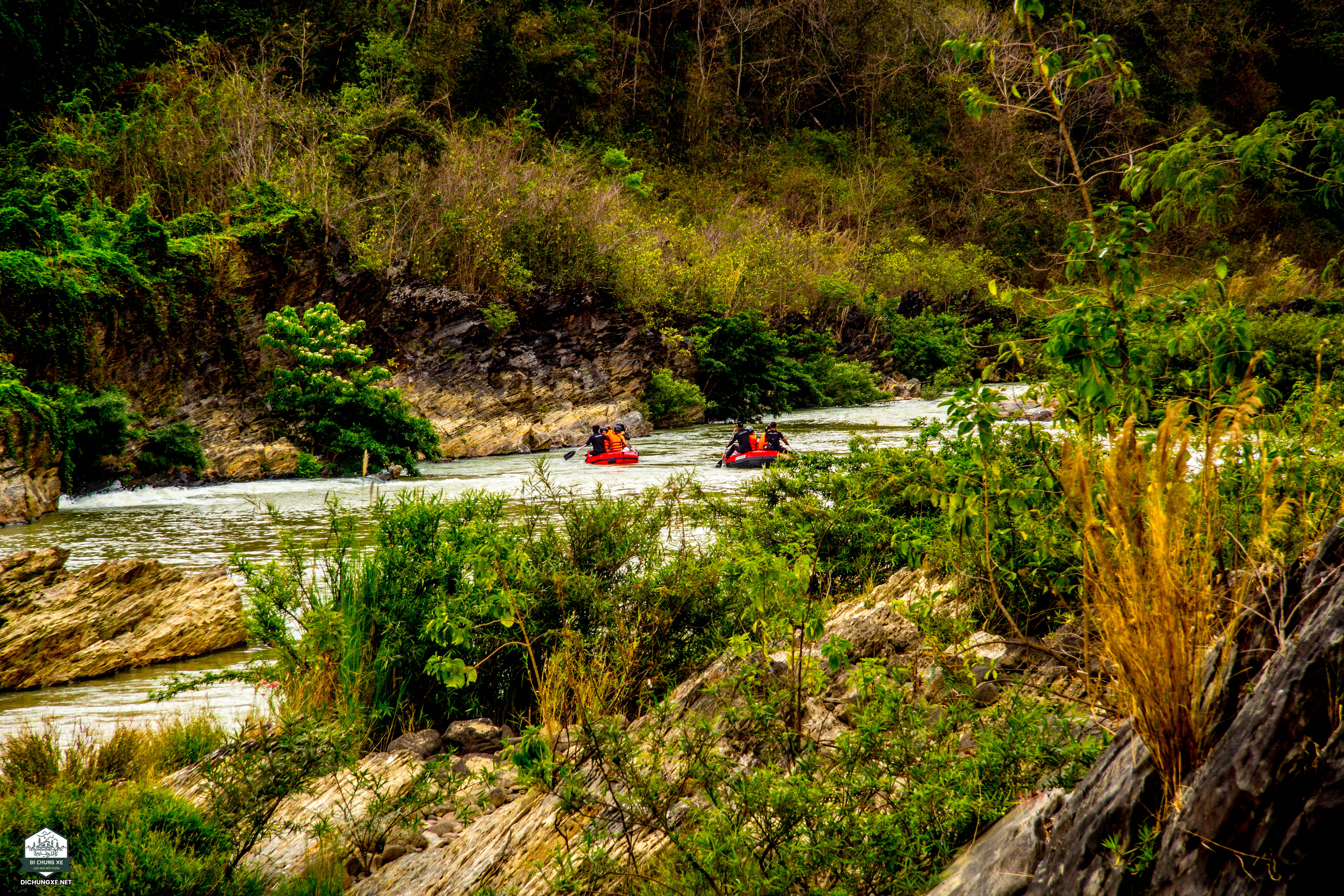 Dray Nur - Tour Rafting - Chèo Thuyền Vượt cụm thác